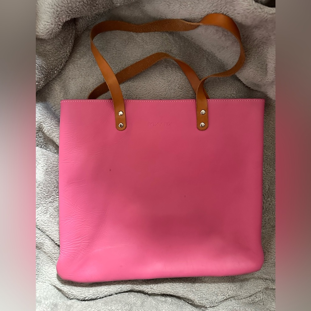 Foxy Fix Leather Tote